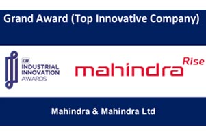 Mahindra & Mahindra - Grand Award (Top Innovative Company)