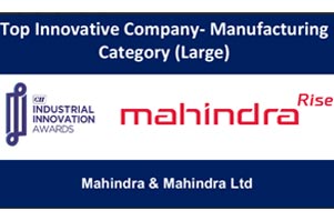 Mahindra & Mahindra -  Top Innovative Company- Manufacturing Category (Large)