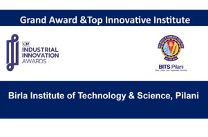 BITS Pilani - Grand Award & Top Innovative Institute